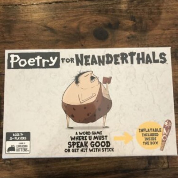 NWT Poetry For Neanderthals Word Game by Exploding‎ Kittens - Picture 2 of 8